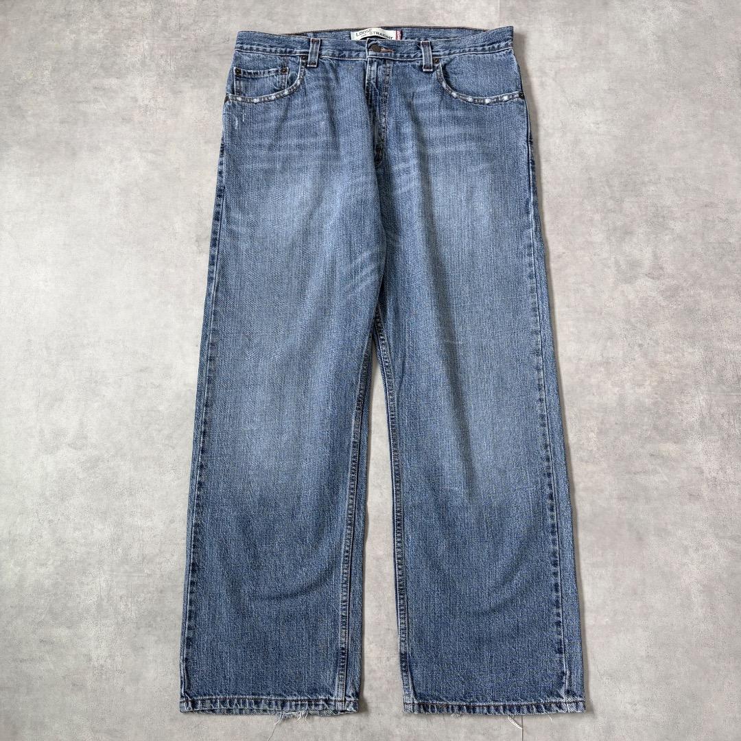【中古】【古着】リーバイス569 W36 ワイド バギー 青 古着 00s Y2K 22110 ユーズド USED 中古 レトロ メンズ レディース 一点物 アメカジ 古着｜fuufu 店