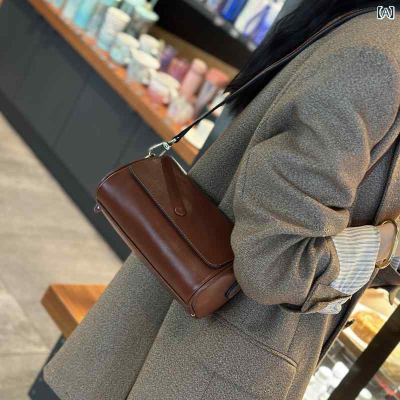 レ トロ多 用途小さな バッグクロスボディバッグ 女性の ための 2025 新しい 牛革 レディースバッグファッションハイエンド 脇の下 バッグ ショルダーバッグ