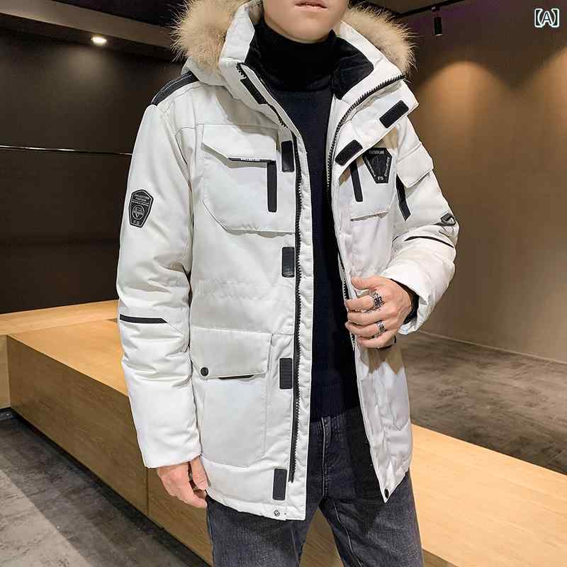 冬に 成人男性と同じ 落ちこむ 上衣を 走る 成人男性 製造会社の 二人組の 背広の大きな 隠しに大きな 毛 襟 落ちこむ 上衣を 厚く する