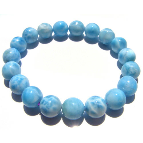 ★(まーか！)リッチラリマー 17ミリ珠ビーズ⑦(SA+) 楽天市場】ラリマー 17mm パワーストーン 天然石 ブレスレット