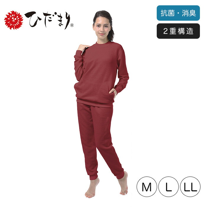 楽天市場】ひだまり 婦人用 スエットスーツ 上下セット グレー