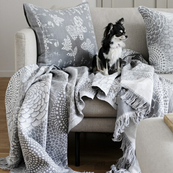 リネンケット Lapuan Kankurit ラプアンカンクリ Ruut ウェイ ブランケット テーブルクロス 綿織物 リネン 全2趣 グレイ 翠色 臥榻埋合わす 長椅子カバー 北欧 フィンランド ヘイニ リータフフタ Biscochohaus Com