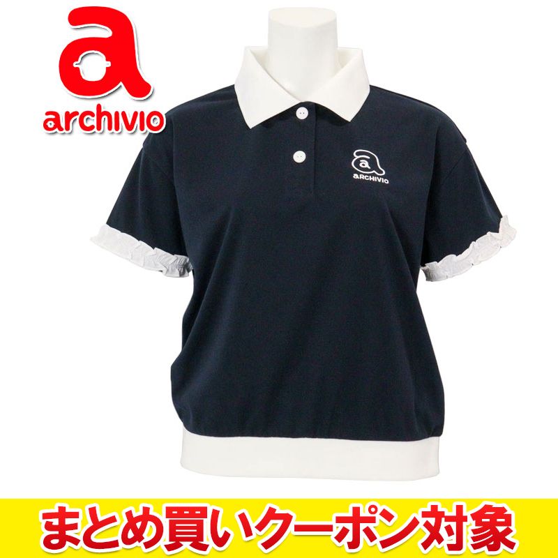【まとめ買いクーポン対象(組み合わせ自由)】 クリアランス 【返品不可】 アルチビオ 秋冬 ゴルフ バックギャザーUV速乾プルオーバー 半袖 レディース A519917