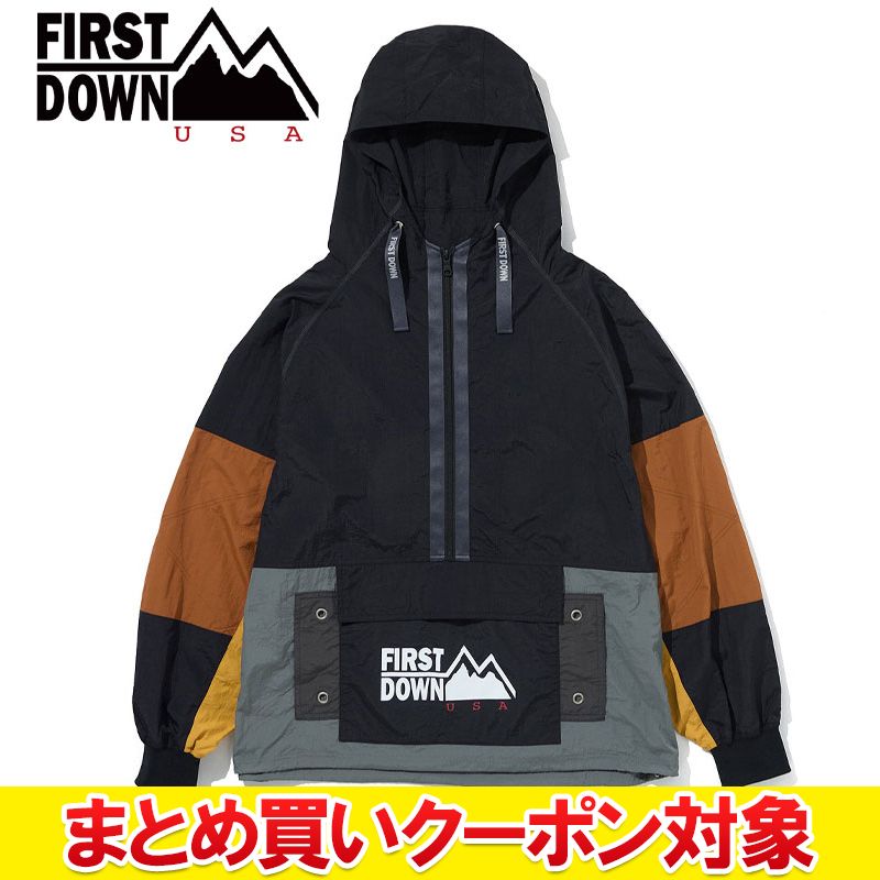 【まとめ買いクーポン対象(組み合わせ自由)】 クリアランス 【返品不可】 FIRST DOWN USA マルチカラー アノラック MULTICOLOR ANORAK F141003-06 メンズ レディース|FZONEスポーツ