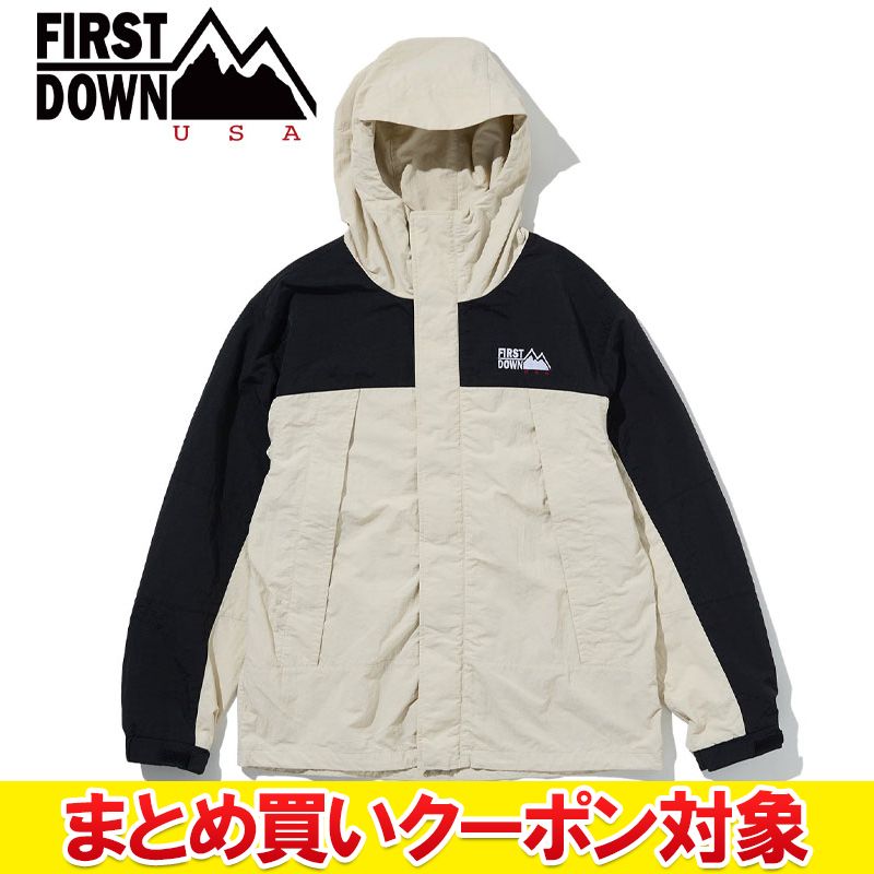 【まとめ買いクーポン対象(組み合わせ自由)】 クリアランス 【返品不可】 FIRST DOWN USA モータウンジャケット タスランナイロン MOTOWN JKT TASLAN NYLON F841001-02 メンズ レディース｜FZONEスポーツ
