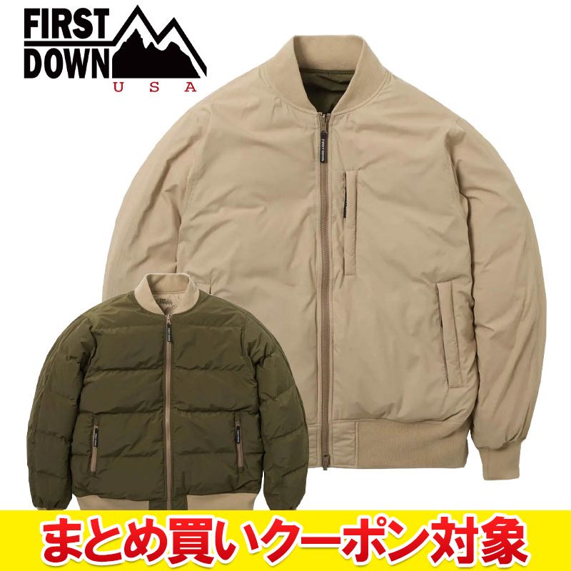 【お買い物マラソン限定店内ポイント最大20倍(7/26 1:59迄)】 【まとめ買いクーポン対象(組み合わせ自由)】 クリアランス 【返品不可】 FIRST DOWN USA ファーストダウン REVERSIBLE RIB F942009-30 メンズ レディース｜FZONEスポーツ