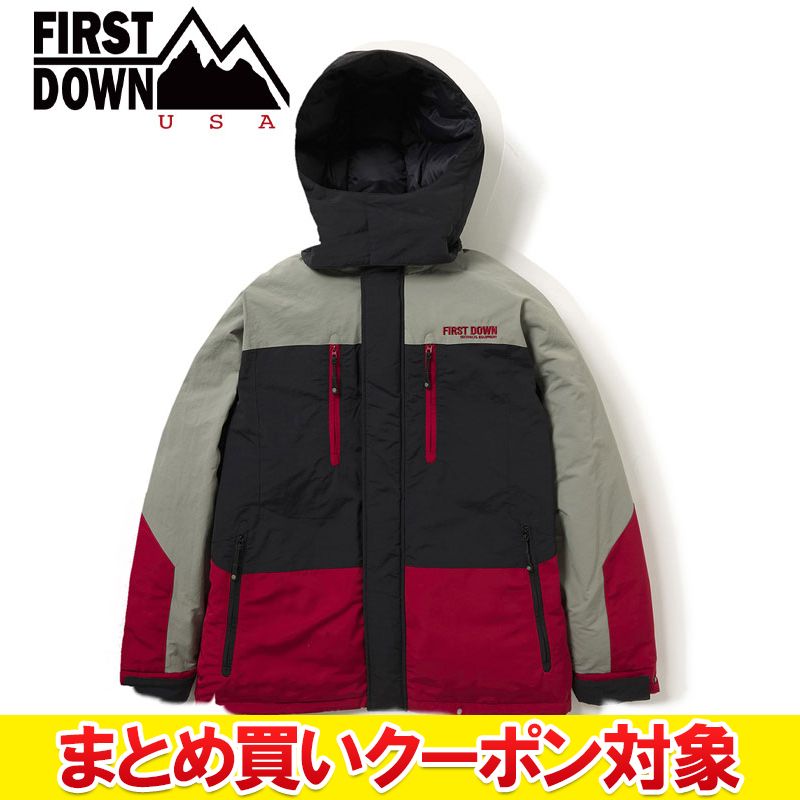 【お買い物マラソン限定店内ポイント最大20倍(7/26 1:59迄)】 【まとめ買いクーポン対象(組み合わせ自由)】 クリアランス 【返品不可】 FIRST DOWN USA ファーストダウン ARCHIVE JKT F942022-06 メンズ レディース｜FZONEスポーツ