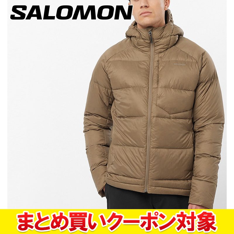 【全品ポイントアップ！マラソン限定店内最大20倍(4/4 20:00～)】 【まとめ買いクーポン対象(組み合わせ自由)】 クリアランス 【返品不可】 サロモン OUTLINE DOWN HOODED JKT M LC2360900 メンズ