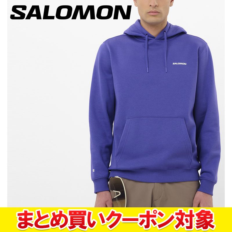 【まとめ買いクーポン対象(組み合わせ自由)】 クリアランス 【返品不可】 サロモン CHEST LOGO HOODIE M LC2675700 メンズ