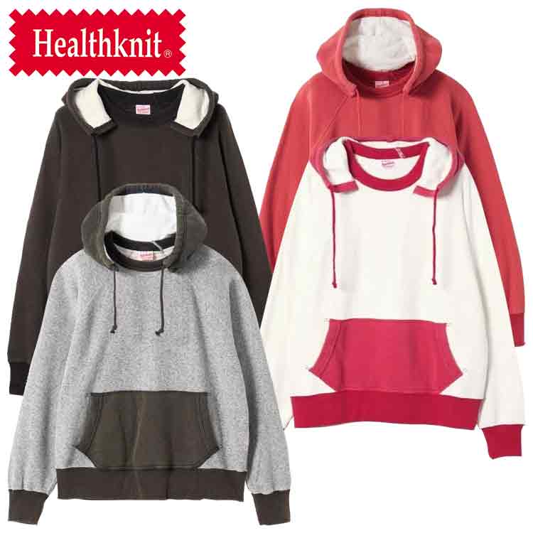 新品未使用 maturely×Healthnit パーカー フーディー RED 楽天市場】ヘルスニット ＃3152 トンプキンス スウェット 後付け