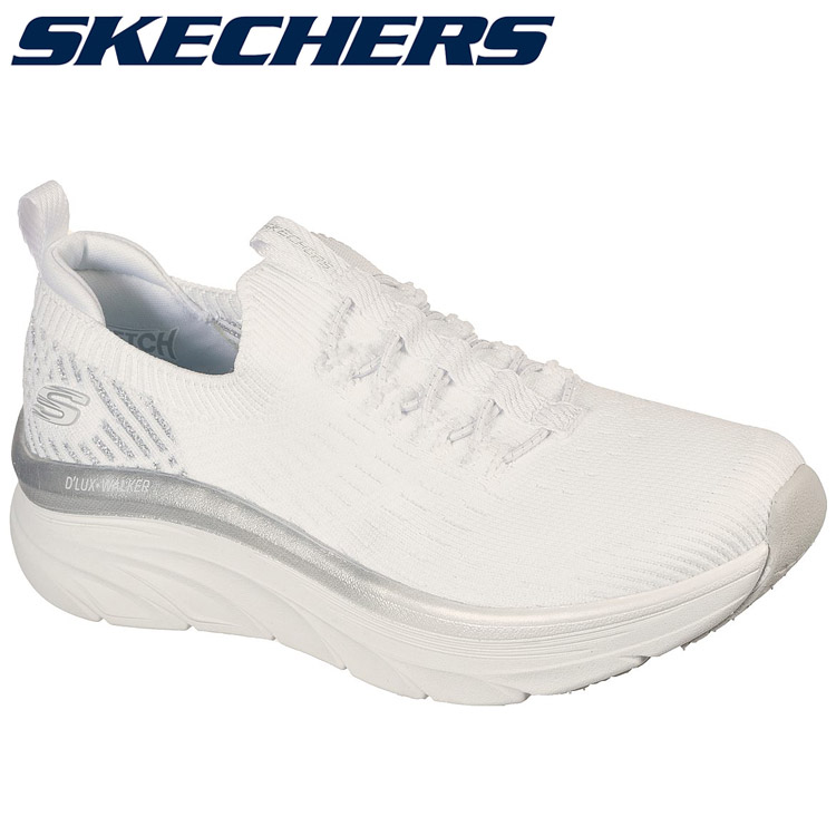 スケッチャーズ Dlux Walker Let It Glow Wsl レディースシューズ スニーカー ホワイト 通学靴 おしゃれ 女性 厚底 最大41 Offクーポン