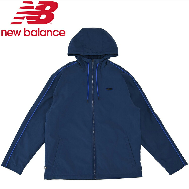 【3日間限定店内ポイント最大20倍(4/18 00:00～4/20 23:59迄)】お買い得スペシャルプライス ニューバランス NB Essentials 裏地起毛トリコットウインドジャケット AMJ33505-NNY メンズ