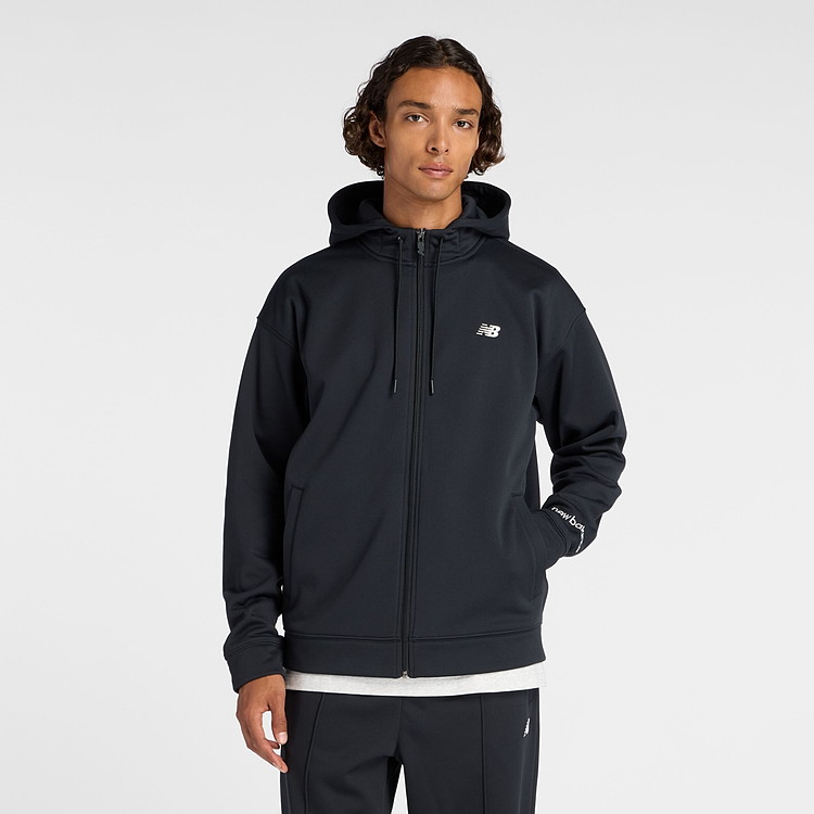 新品！未使用　タグ付　new balance フードパーカー　ホワイト/ブラック ニューバランス New Balance レディース スウェットパーカー ID