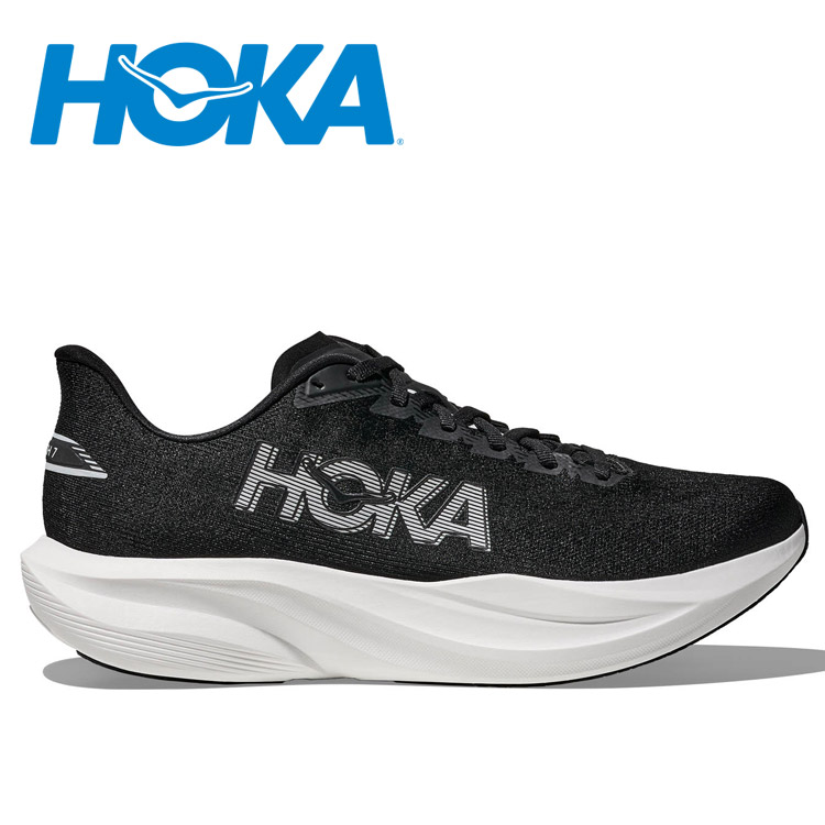 ホカ マッハ 7 MACH 7 HOKA 1171904-BWHT メンズシューズ ランニングシューズ スピードある走りを、日常的に スーパークリティカルフォームEVAの採用で、軽快なクッション性を実現