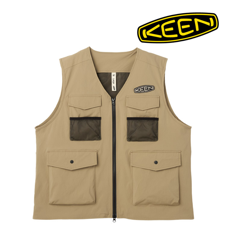 【期間限定ポイント最大20倍(2026/7/27 23:59迄)】 キーン NYLON MULTI POCKET VEST 1032475 メンズ レディース|FZONEスポーツ