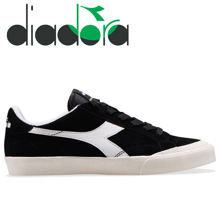 プレミア商品 楽天市場 ディアドラ スニーカー Diadora Melody Suede 0013 メンズシューズ 黒靴 黒スニーカー ブラック Fzoneスポーツ ぽっきりsale対象 Cp Td Com Eg