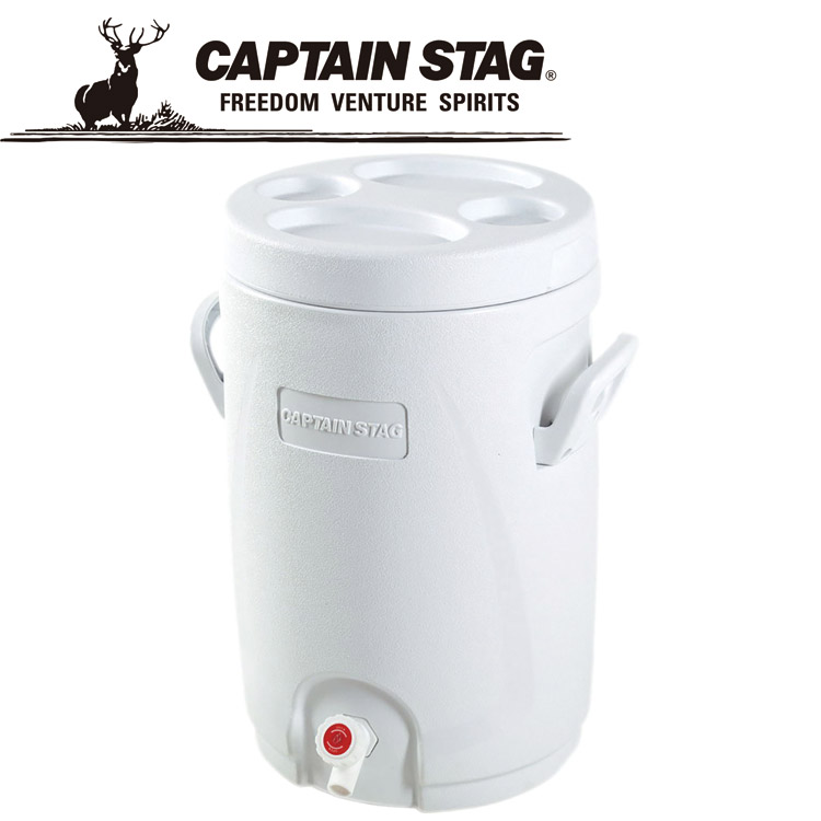 キャプテンスタッグ CAPTAIN STAG アウトドア リガード ウォータージャグ\u0026クーラー18L (ホワイト) UE-2021 UE2021