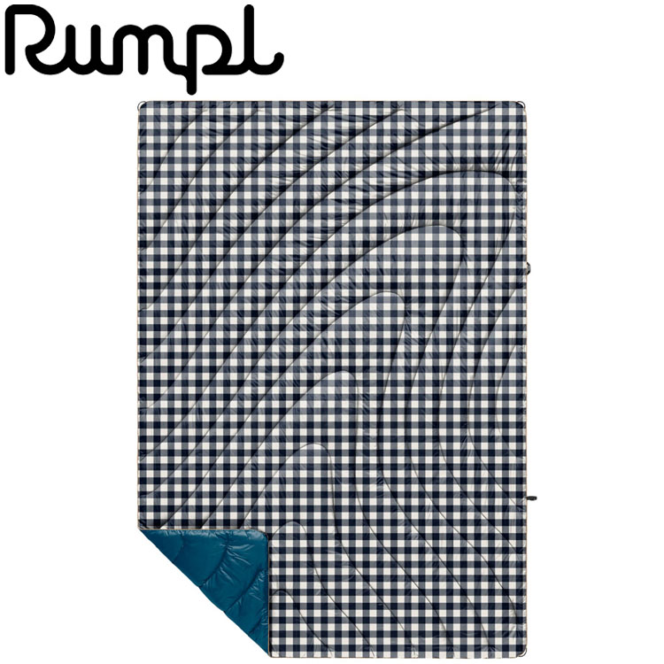 10%OFFクーポン対象 ランプル Rumpl ORIGINAL PUFFY BLANKET オリジナル パフィー ブランケット NAVY  GINGHAM キャンプ レジャー お花見 ピクニック レジャーシート おしゃれ 防寒 テント マット 公園 ビーチ コンサート 評価