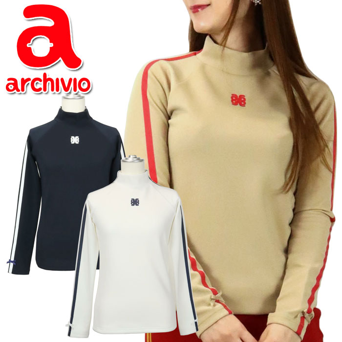 ★ archivio レディースハイネック　プルオーバー archivio tシャツ 「LADIES」アルチビオゴルフウェア ハイネック