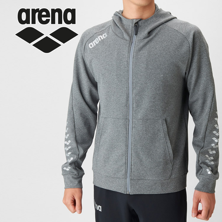お買い得特別必要経費 闘技場 arena スウェットパーカー AS6SSW31U-GY01 メンズ レディース