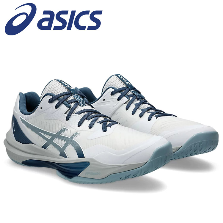 asics バレーボールシューズ ホワイト/ネイビー/レッド スカイエリート 楽天市場】アシックス（ASICS）（メンズ）バレーボールシューズ