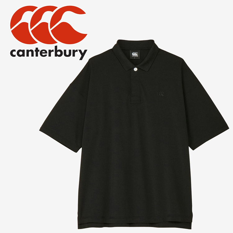 お買い得スペシャルプライス メール便送料無料 カンタベリー canterbury S/S H SHIELD POLO RSU32624-K メンズ レディース