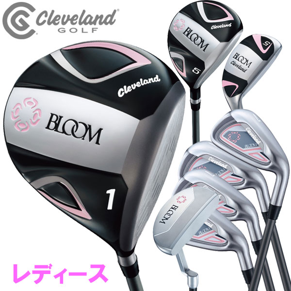 【全品ポイントアップ！マラソン限定店内最大20倍(4/10 1:59迄)】 クリーブランド BLOOM パッケージセット レディース ゴルフ クラブセット 8本セット 日本仕様 2023