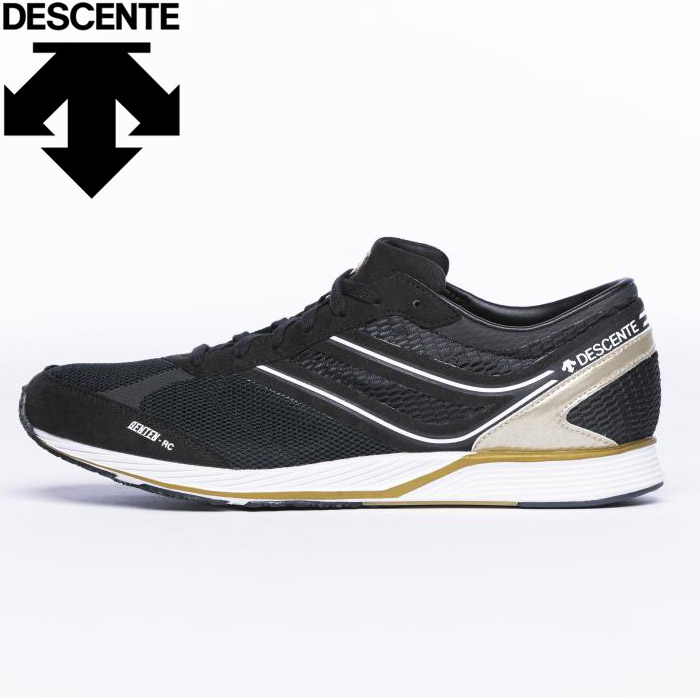 デサント ユニセックス シューズ 黒靴 黒スニーカー レディース メンズ ランニングシューズ ランニングシューズ Genten Rc Dr1pjf01bk Blk デサント スニーカー ブラック Fzoneスポーツdescente Genten Rc