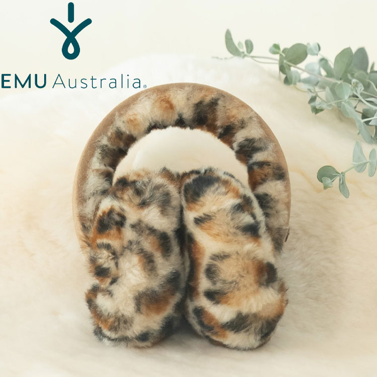 EMU Australia エミュー オーストラリア Angahook Leopard Earmuff W7021 レディース イヤーマフ|FZONEスポーツ