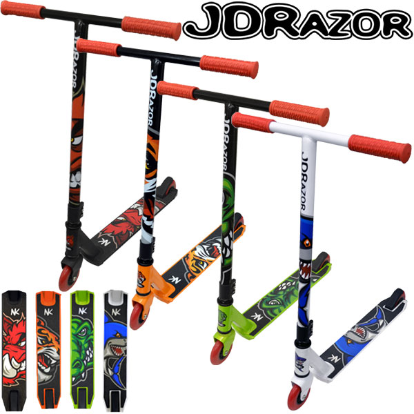 【全品ポイントアップ！マラソン限定店内最大20倍(4/4 20:00～)】 JD RAZOR キックスケーター キックボード ジェイディレーザー MS-133