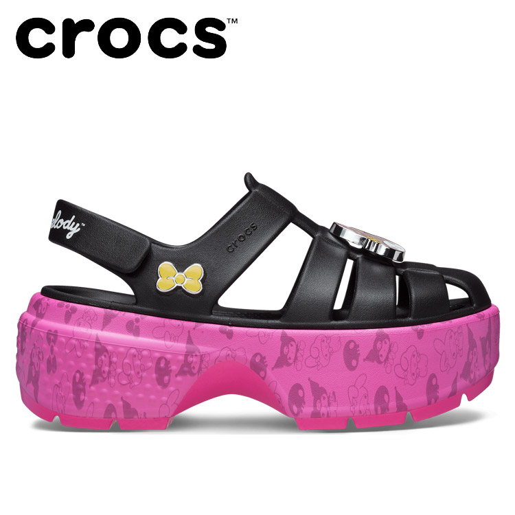 すぐ届く【crocs】マイメロディ クロミ サンダル 厚底 クロックス公式】【14～17.5cm】トドラー ハローキティ アンド