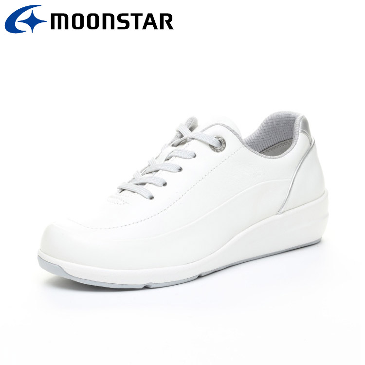 お買い得特別通貨価値 お月さまはやりっ児 MoonStar SP0215 白いこと 42300491 レディース シューズ コンフォート