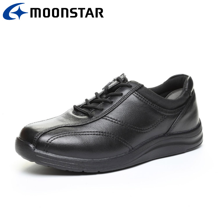 お買い得特別通貨価値 お月さまはやりっ児 MoonStar WM3118 黒いこと 48597306 メンズ シューズ ウォーキング
