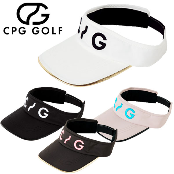 CPG GOLF NEW LOGO サンバイザー メンズ レディース ゴルフ 4514-24237 2024年モデル