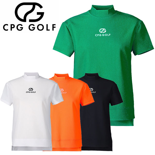 【お買い物マラソン限定店内ポイント最大20倍(2026/4/14 20:00～)】 CPG GOLF LIGHT MESH MOCK NECK SS ライト メッシュ モックネック シャツ レディース 1109-25122 ゴルフウェア 2025モデル