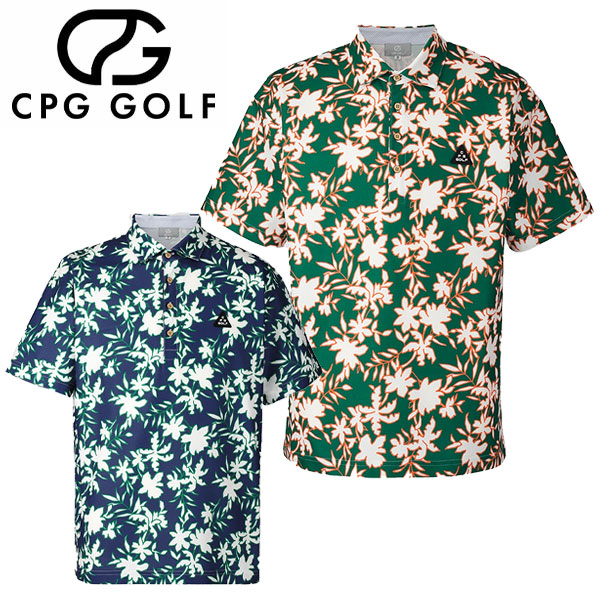 CPG GOLF ゴルフシャツ 花柄 2109-25113.jpg