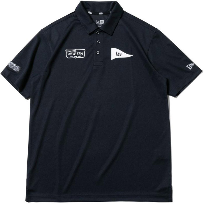 9月3日入荷分 ニューエラ ゴルフ 半袖ポロシャツ 鹿の子 ダブルロゴ ネイビー メンズ ゴルフウェア 21秋冬 Bhatura Restaurant De