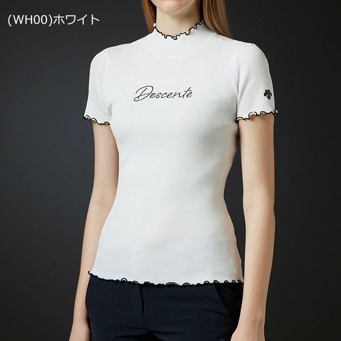 海外販売× DESCENTE GOLF デサントゴルフ LUXECOLLECTION 総リブメロー