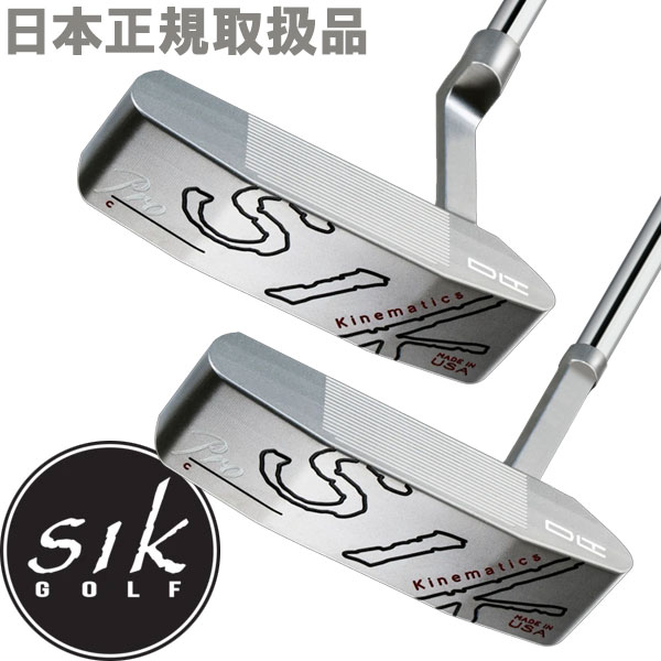 カーキ×インディゴ シックゴルフ(Sik Golf) パター PRO クランクネック