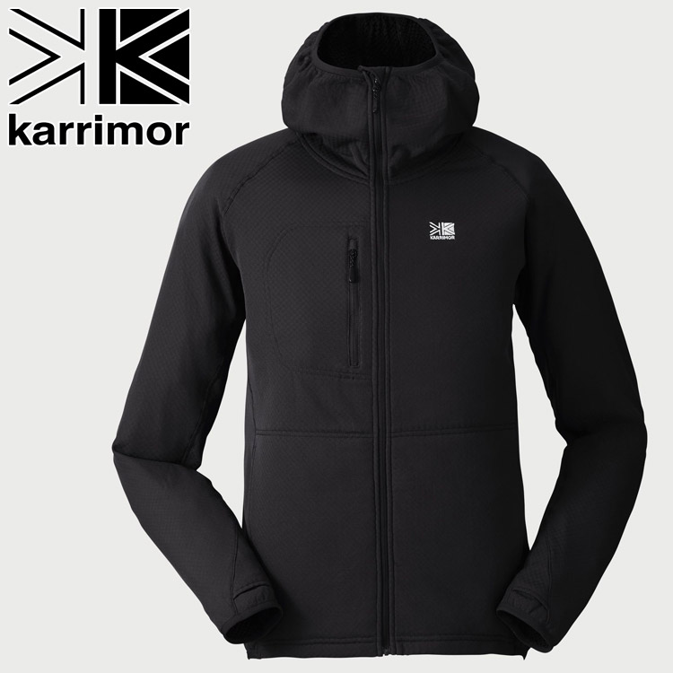 【全品ポイントアップ！マラソン限定店内最大20倍(4/4 20:00～)】 カリマー karrimor octa thermal zip hoodie 101597-9000