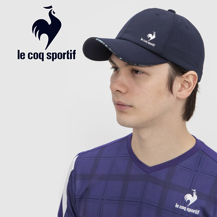 ルコック Lecoqsportif テニス グラフィックキャップ メンズ Qtbujc65 Nv まとめ買い特価