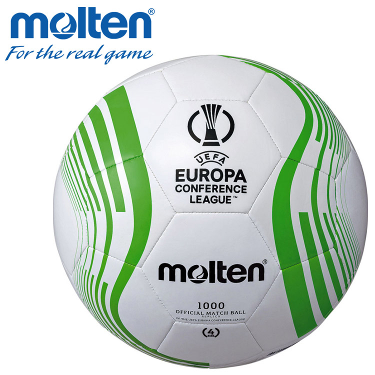 モルテン Molten ホワイト グリーン 4号球 Uefa ヨーロッパカンファレンスリーグ サッカーボール