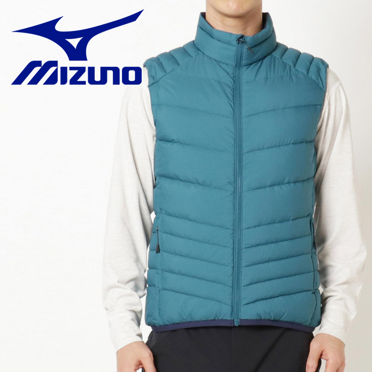ミズノ アウトドアトラベル ブレスサーモライトウェイトダウンベスト メンズ B2me 本物の
