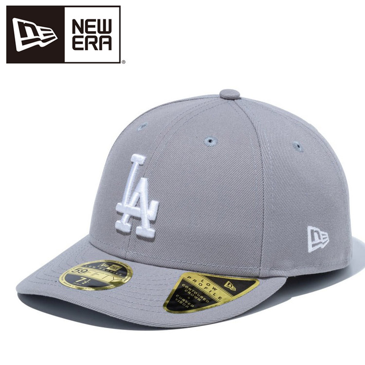 ニューエラ LP 59FIFTY ロサンゼルス・ドジャース グレー × ホワイト 14524647