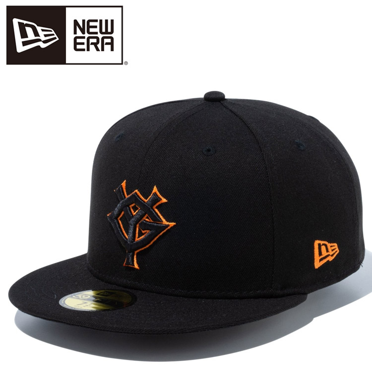 【お買い物マラソン限定店内ポイント最大20倍(2026/4/14 20:00～)】 ニューエラ 59FIFTY 読売ジャイアンツ ブラック × ブラック/オレンジ 14525164