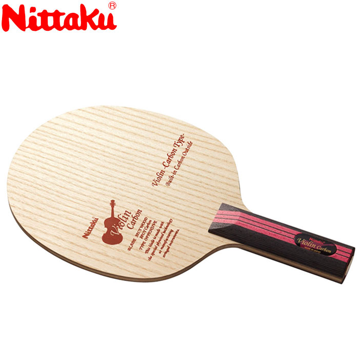【3日間限定店内ポイント最大20倍(4/18 00:00～4/20 23:59迄)】ニッタク バイオリンカーボン ST 卓球ラケット NC0431 15,488円