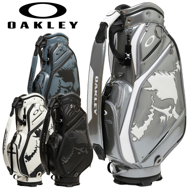 HIDE OAKLEY スカル キャディバッグ ヘッドカバー ポーチ付き 楽天市場】オークリー ゴルフ スカル キャディバック【OAKLEY