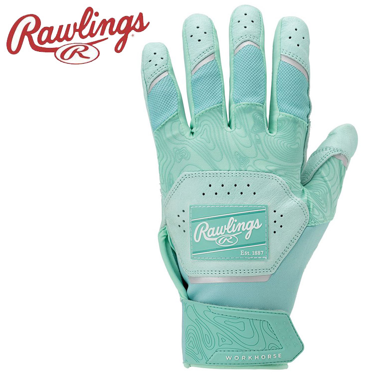 お買い得スペシャルプライス メール便送料無料 ローリングス Rawlings 2025 Workhorse バッティンググラブ WH25BG-MINT
