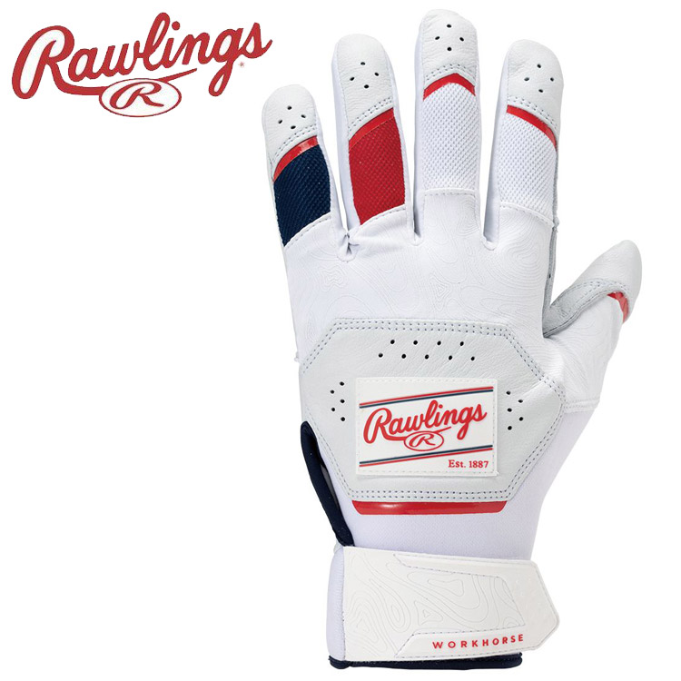 お買い得スペシャルプライス メール便送料無料 ローリングス Rawlings 2025 Workhorse バッティンググラブ WH25BG-USA