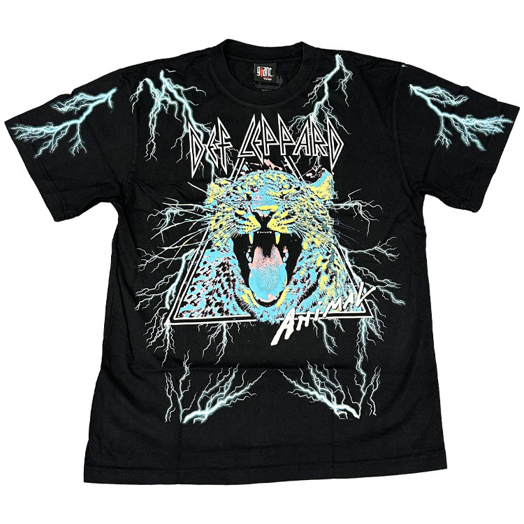 GIANT VINTAGE 巨大な生物 ヴィンテージ DEF LEPPARD ANIMAL ALL OVER PRINT 18161147 メンズ レディース プルオーバー